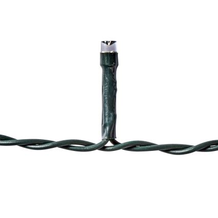 Cortina LED exterior 180 LEDs, 7 funciones, 10,9 m, IP44, blanco cálido