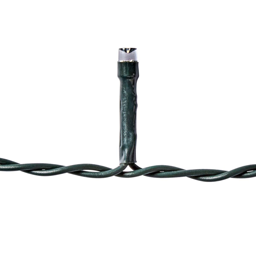 Cortina LED exterior 180 LEDs, 7 funciones, 10,9 m, IP44, blanco cálido