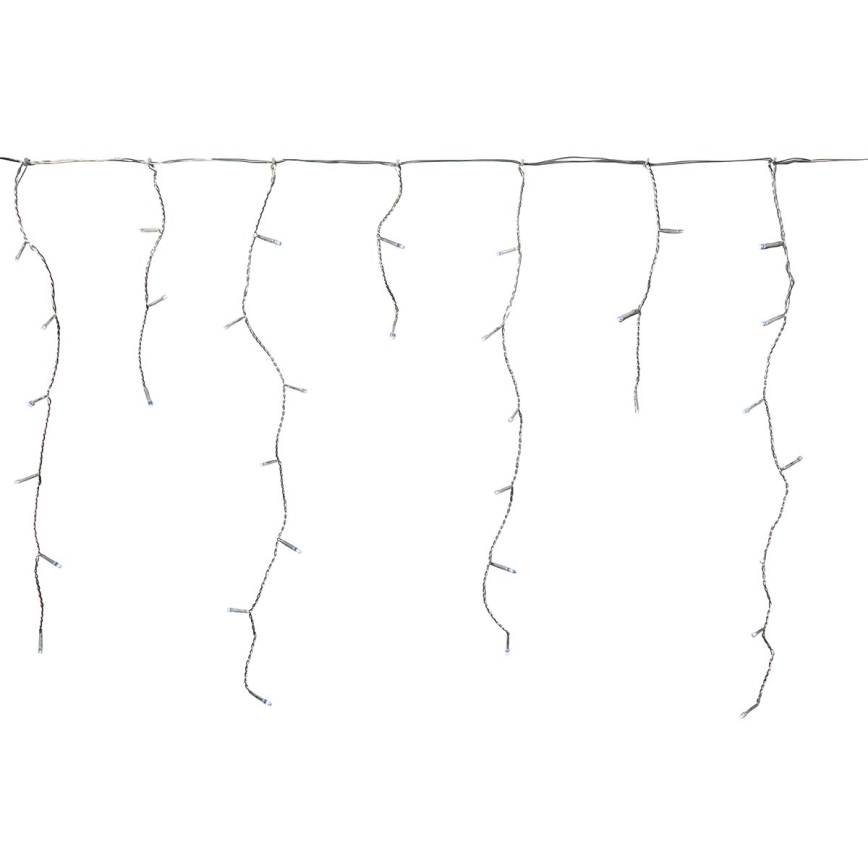 Cortina de Navidad LED 360xLED/7 funciones 14m IP44 blanco frío