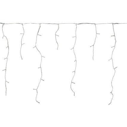 Cortina de Navidad LED 360xLED/7 funciones 14m IP44 blanco frío