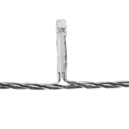 Cortina de Navidad LED 360xLED/7 funciones 14m IP44 blanco frío