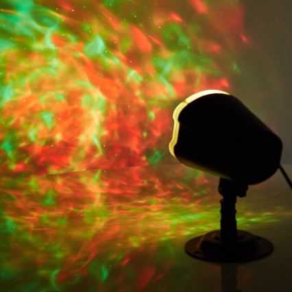 Proyector láser LED 6W/230V IP65 + mando a distancia