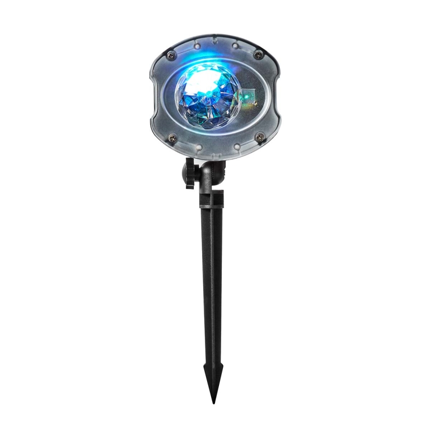 Proyector láser LED 6W/230V IP65 + mando a distancia