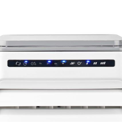 Enfriador de aire 65W/230V Wi-Fi Tuya blanco + control remoto