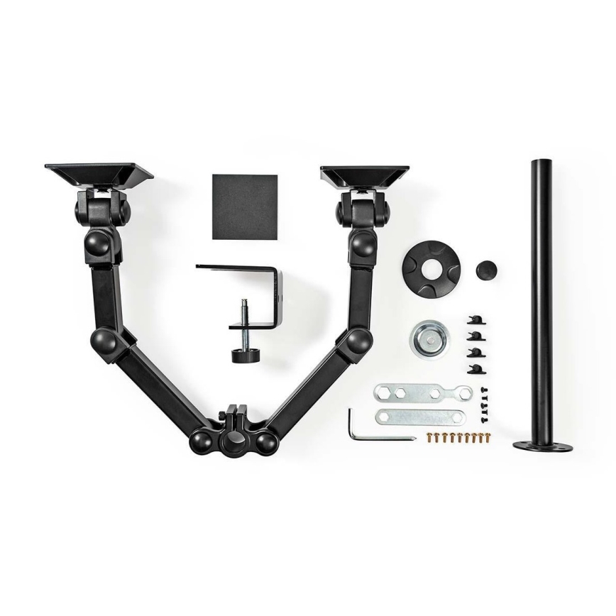 Soporte para dos monitores 14-24 ”