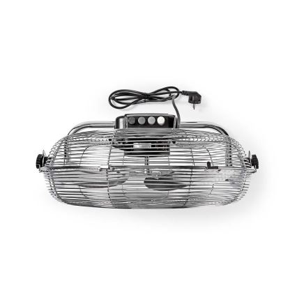 Ventilador de suelo 80W/230V cromo brillante