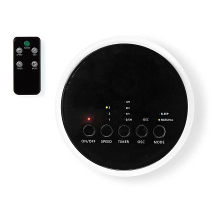 Ventilador de pie 50W/230V blanco + control remoto