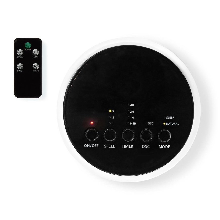Ventilador de pie 50W/230V blanco + control remoto
