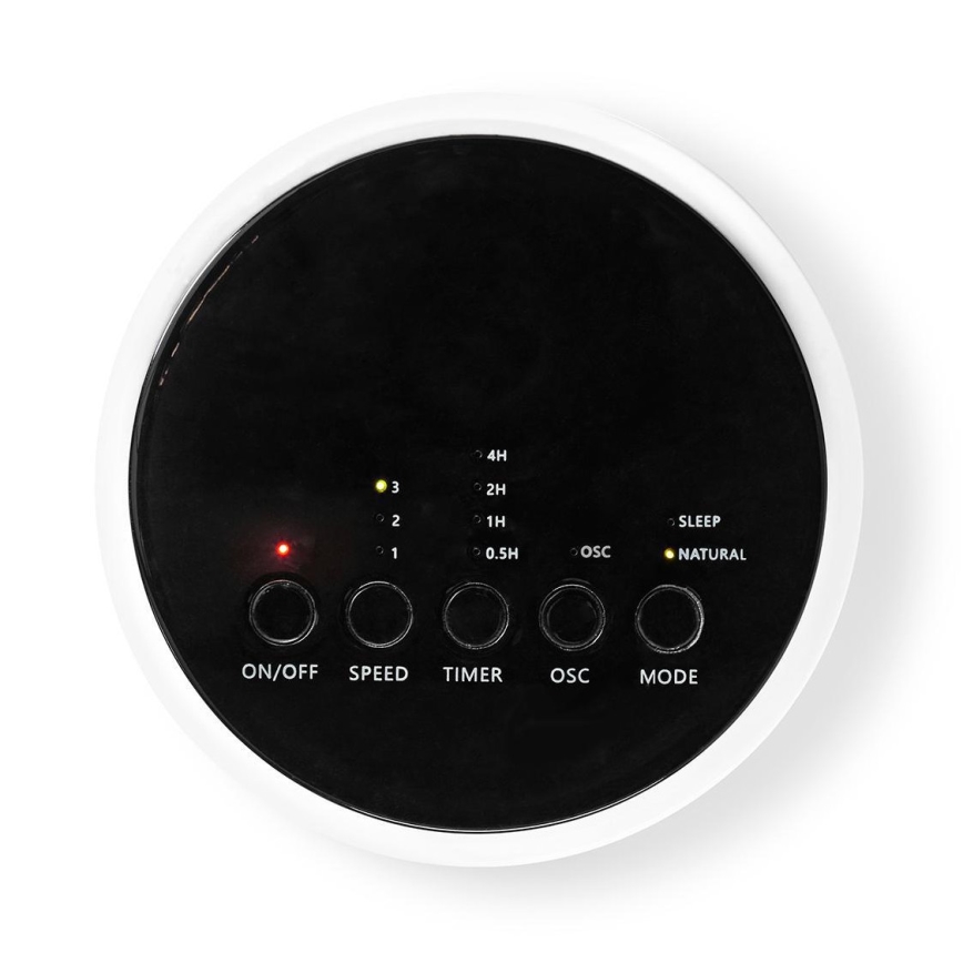 Ventilador de pie 50W/230V blanco + control remoto