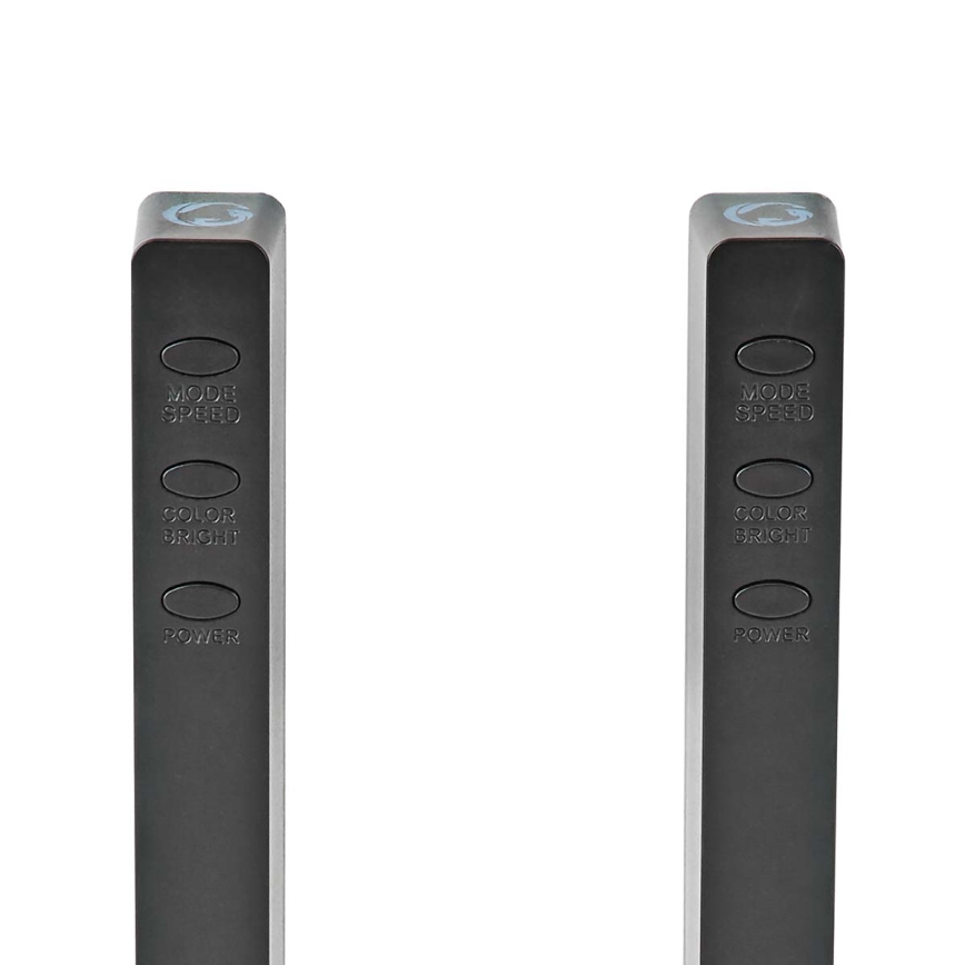 SET DE 2 lámparas de mesa recargables LED RGB LED/250 mAh