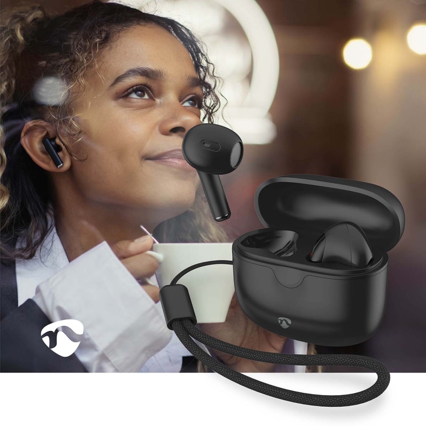 Auriculares inalámbricos 250 mAh + 2x 30 mAh negro