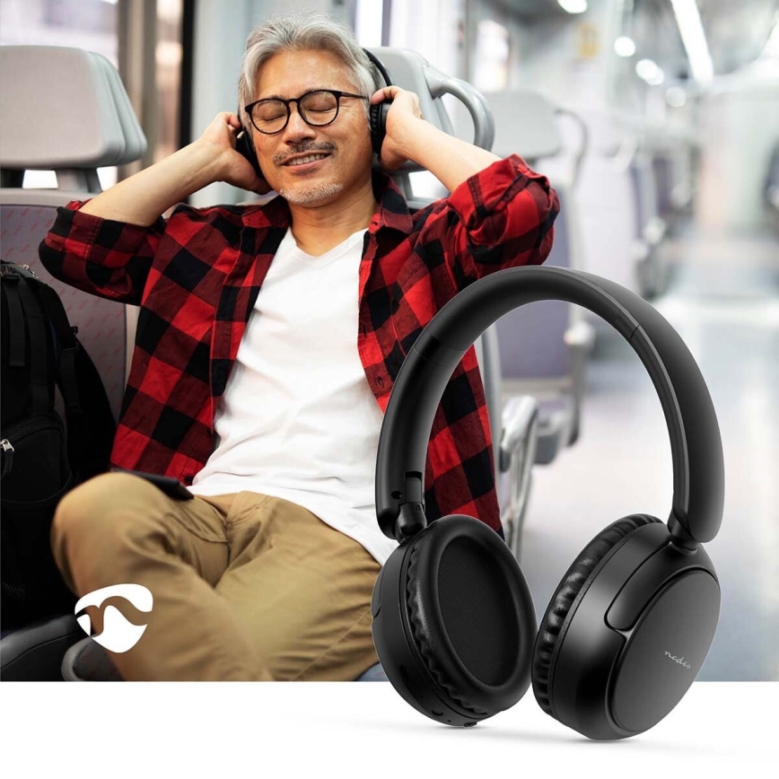 Audífonos inalámbricos con un micrófono 200 mAh negro