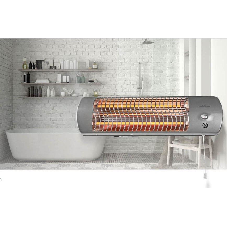 Calentador de baño 600/1200W/230V IPX4