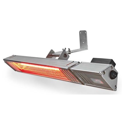 Calentador de exterior 100W/2000W/230V IP65 + mando a distancia