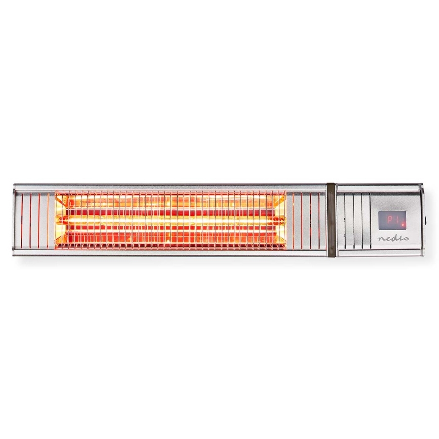 Elemento calefactor para exteriores 100W/2000W/230V IP65 + control remoto