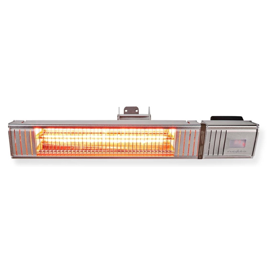 Elemento calefactor para exteriores 100W/2000W/230V IP65 + control remoto