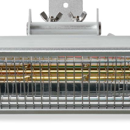Elemento calefactor para exteriores 100W/2000W/230V IP65 + control remoto