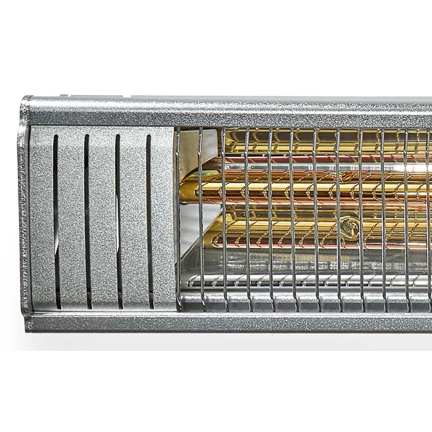 Elemento calefactor para exteriores 100W/2000W/230V IP65 + control remoto