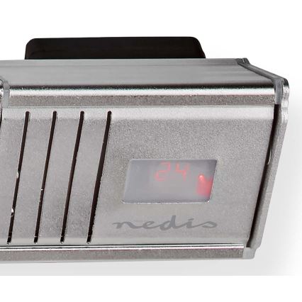Elemento calefactor para exteriores 100W/2000W/230V IP65 + control remoto