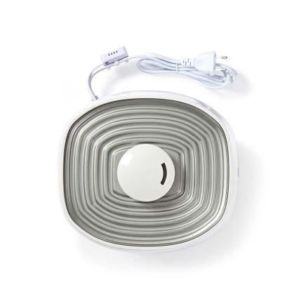 Nedis HUMI120CWT - Humidificador con pantalla LED 5,5 l 110W/230V