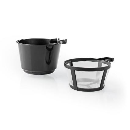 Cafetera para una taza (0,42 L) con temporizador y taza de viaje