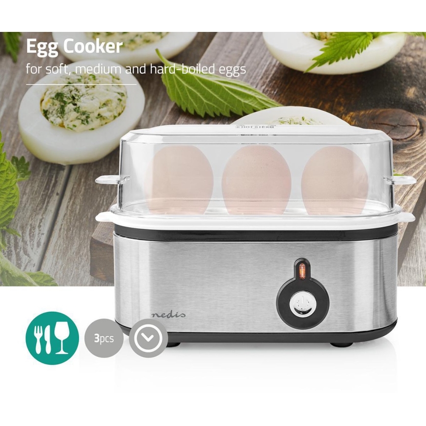 Cocedor de huevos 210W/230V acero inoxidable