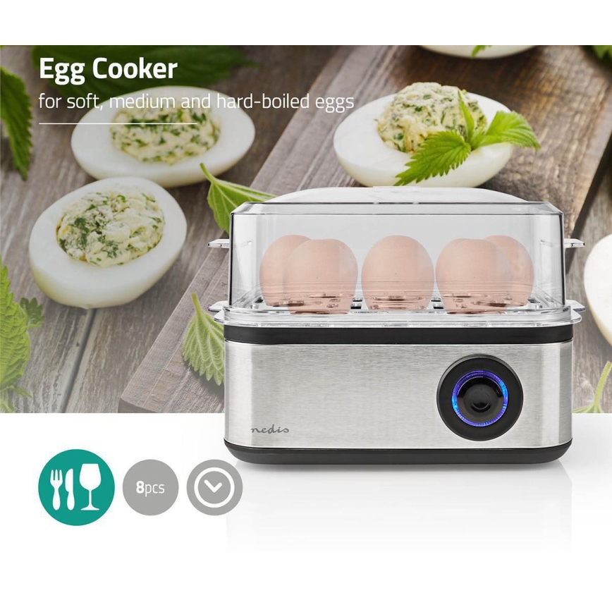 Cocedor de huevos 500W/230V acero inoxidable