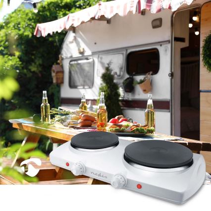 Cocina eléctrica doble 15,5 cm y 18,5 cm 2300W/230V