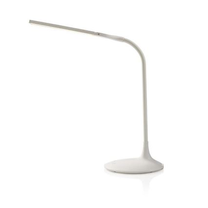 Lámpara de mesa LED regulable LED/6W/5V 2200 mAh blanca