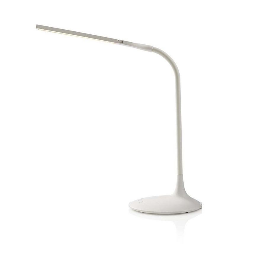 Lámpara de mesa LED regulable LED/6W/5V 2200 mAh blanca