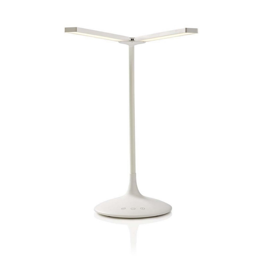 Lámpara de mesa LED regulable LED/6W/5V 2200 mAh blanca