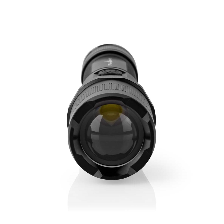 Linterna LED recargable regulable de aluminio LED/10W/5V 2200 mAh IPX4 negra