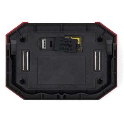 Nedis LWORR10RD - Proyector LED recargable y regulable con power bank LED/10W/3000 mAh IPX2