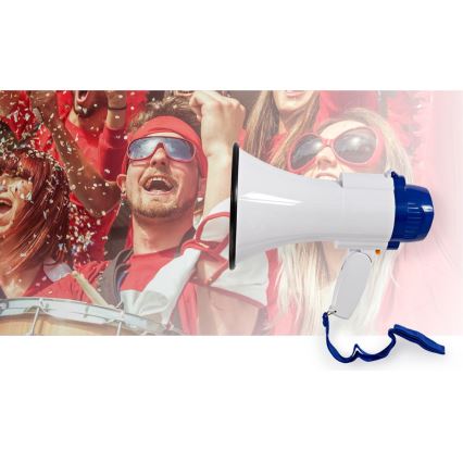 Megáfono con función de grabación 10W/4xD