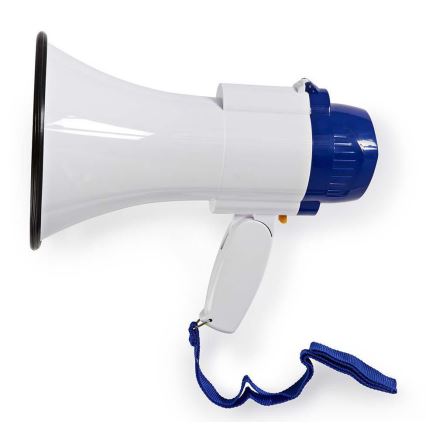 Megáfono con función de grabación 10W/4xD
