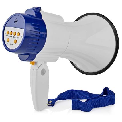 Megáfono con función de grabación 10W/4xD
