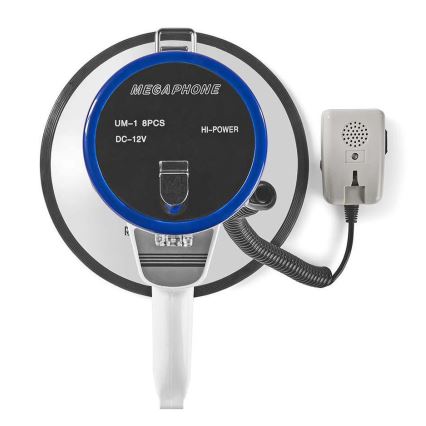 Megáfono con micrófono externo 25W/8xD