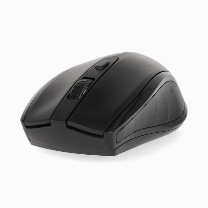 Ratón inalámbrico 800/1200/1600 DPI 2xAAA negro