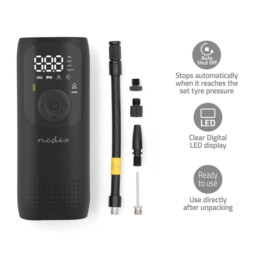 Compresor de bolsillo digital 4000 mAh 5V