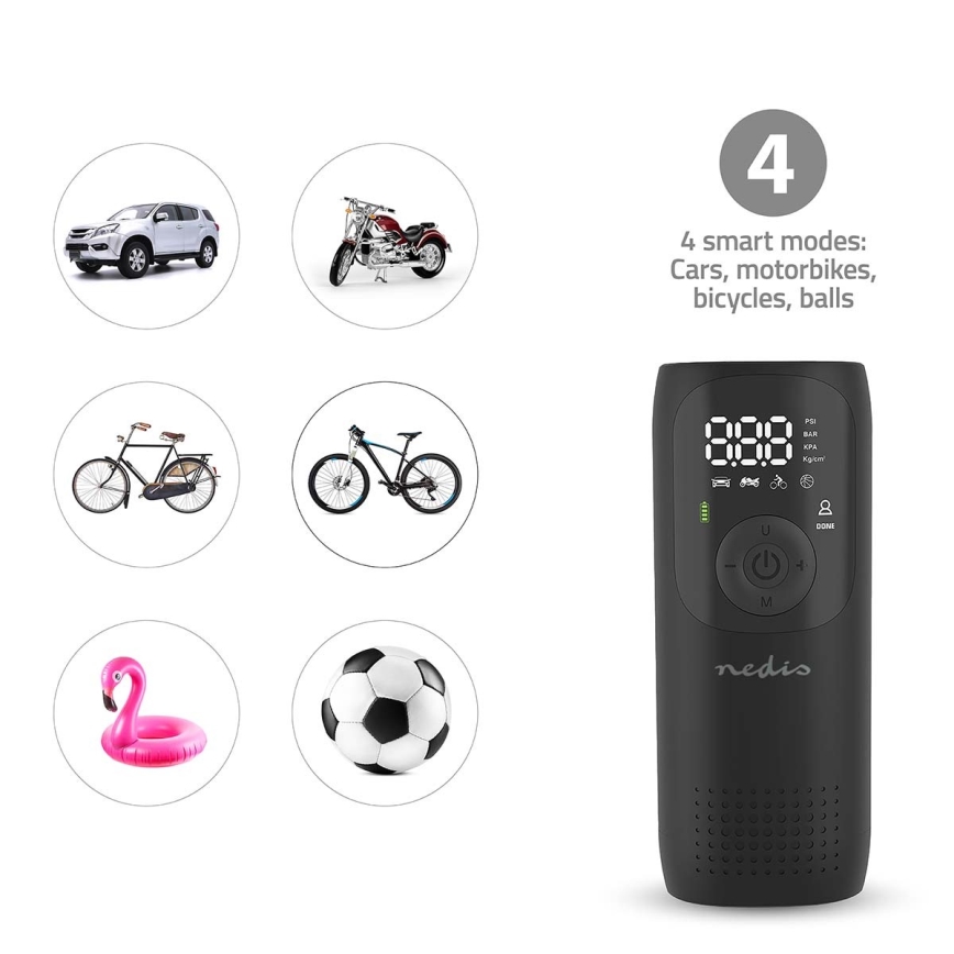 Compresor de bolsillo digital 4000 mAh 5V