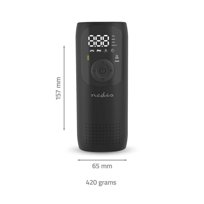 Compresor de bolsillo digital 4000 mAh 5V