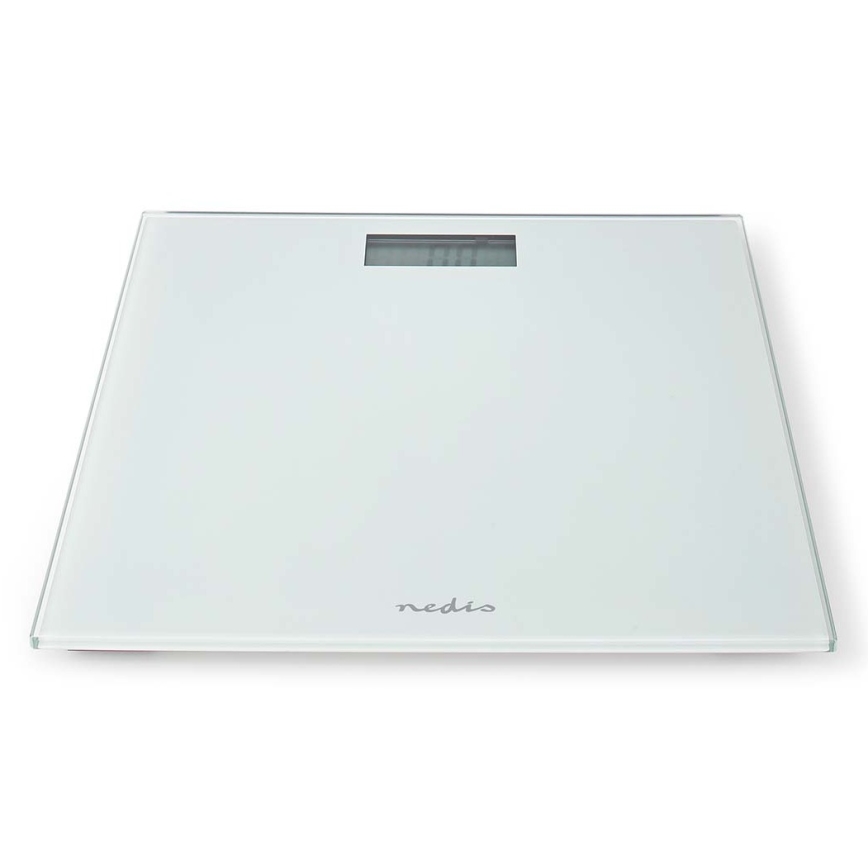 Báscula personal digital 1x CR2032 blanca