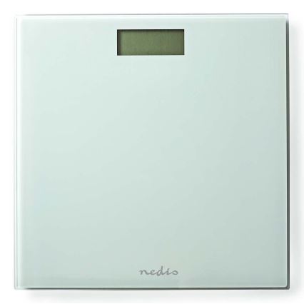 Báscula personal digital 1x CR2032 blanca