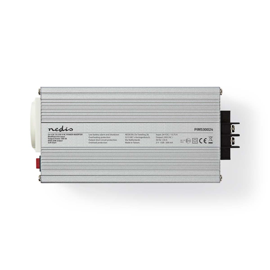 Inversor de tensión 300 W/24/230 V + USB