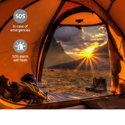 Radio DAB+/FM con manivela, panel solar y linterna LED 5V/2500 mAh verde/negro