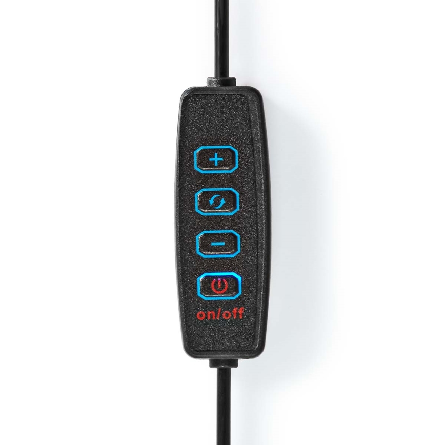 Lámpara LED regulable con soporte y soporte para vlogging LED/6W/USB 2700-6700K