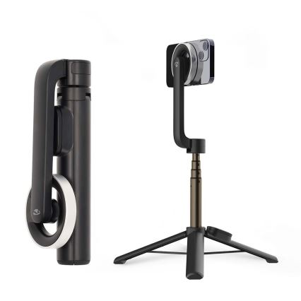 Palo de selfie plegable magnético 2 en 1 con trípode + mando a distancia