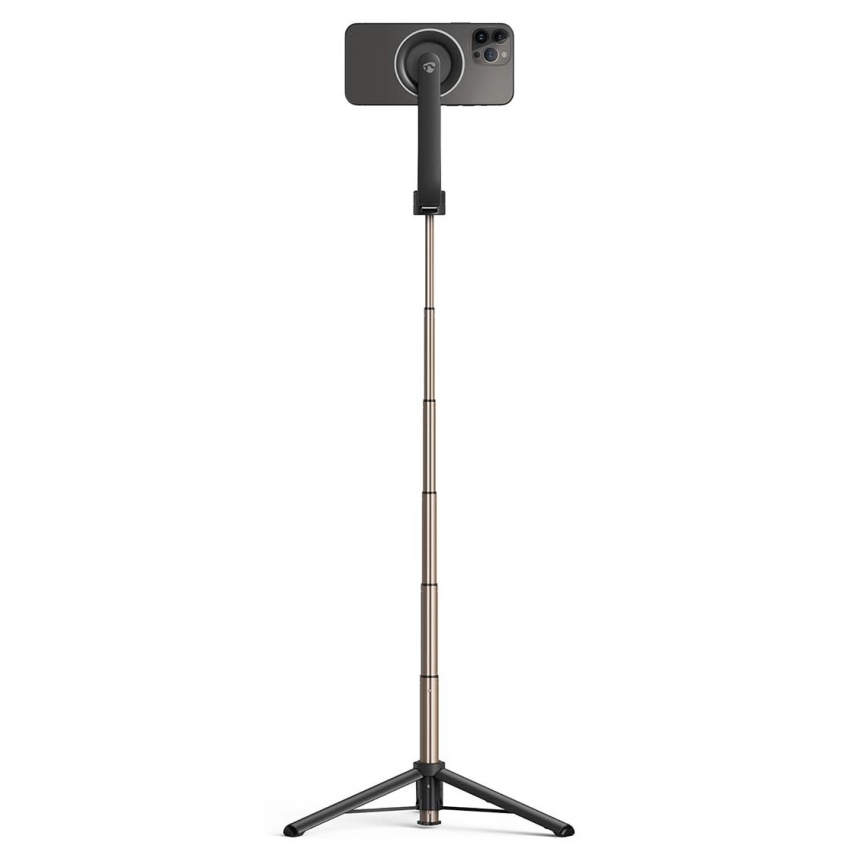 Palo de selfie plegable magnético 2 en 1 con trípode + mando a distancia