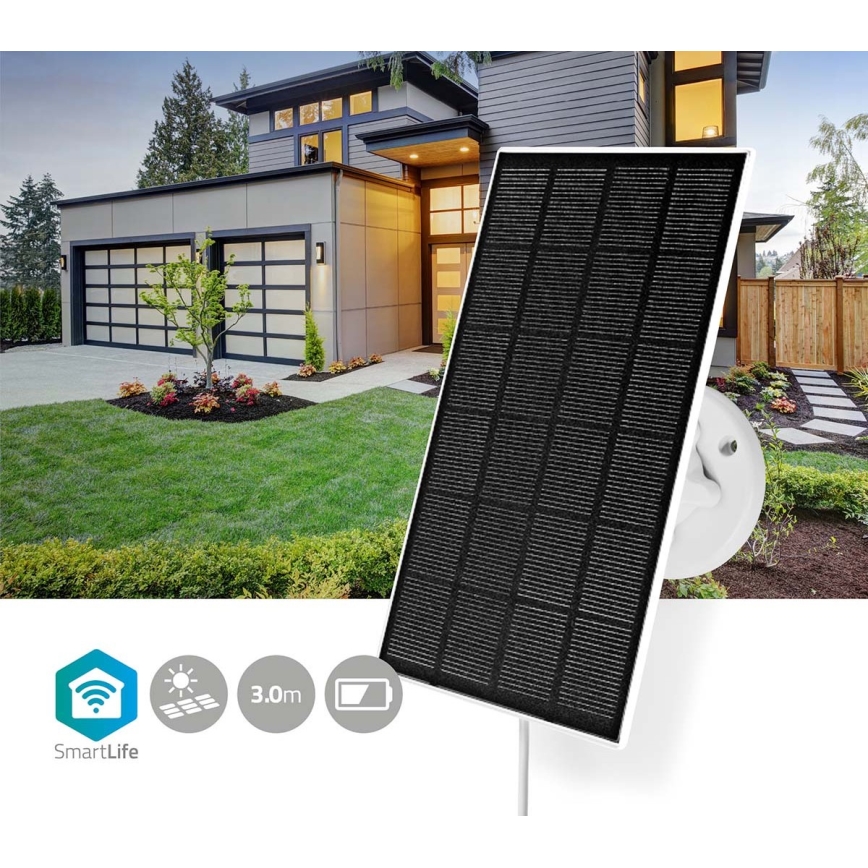 Panel solar para cámara inteligente 3W/4,5V