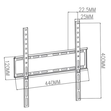 Soporte de pared para TV 23-55”